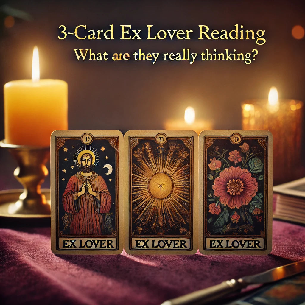 🔮 3-Card Ex Over Reading – What Are They REALLY Thinking?